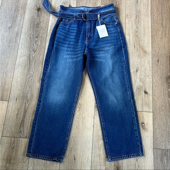 KanCan High Rise Paperbag Straight Jeans
 New with tags - Picture 2 of 11